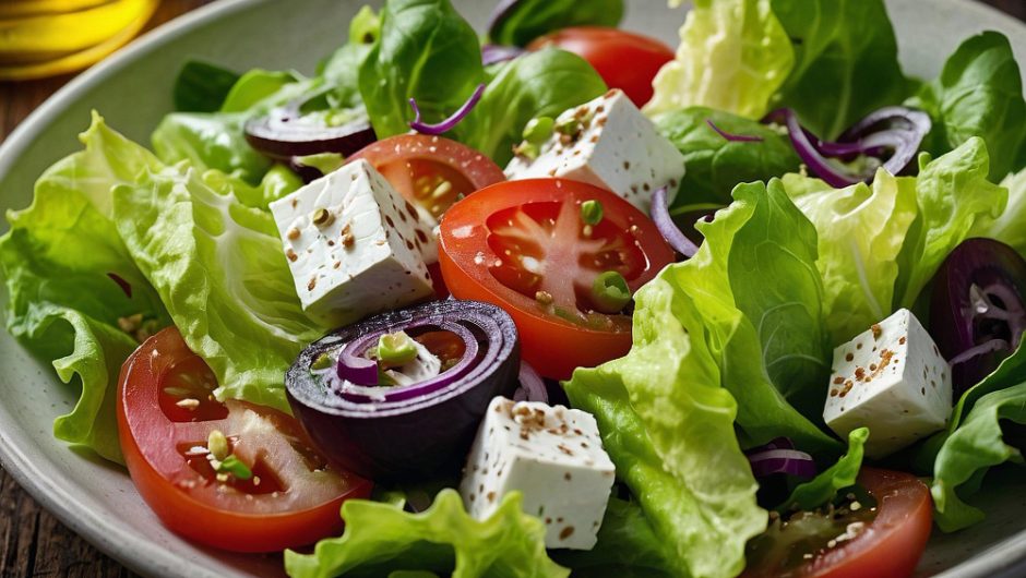 Salată grecească cu feta: cum să faci o gustare sănătoasă și răcoritoare